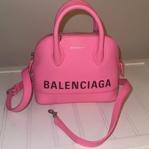 Balenciaga womens ville xxs bag in Pink
